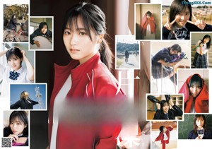 A magazine with a girl in a school uniform.