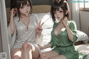 A naked woman in a black leather jacket posing for the camera.