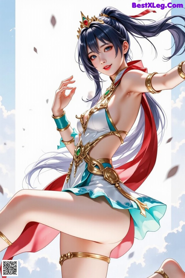 Hentai - Under the Radiance of Celestial Grace Set.1 20250106 Part 1 No.8a3fa9 A woman in a bikini with a crown on her head.